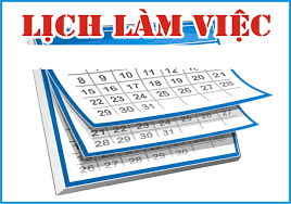 Lịch làm việc tuần 28
